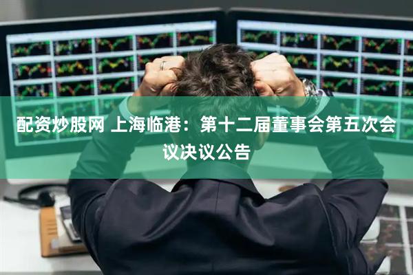 配资炒股网 上海临港：第十二届董事会第五次会议决议公告